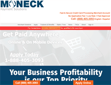Tablet Screenshot of moneck.com